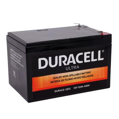 Duracell Ultra 12V 12AH AGM Sealed Lead Acid F2 Terminal Battery