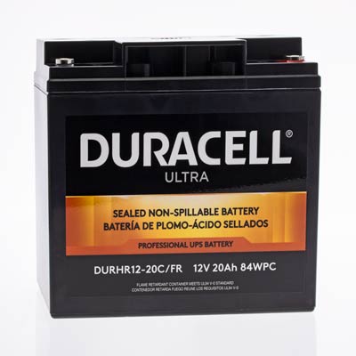 Duracell Ultra 12V 20AH High-Rate AGM Sealed Lead Acid Battery M5 Terminals