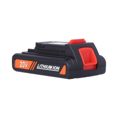 High-Capacity 20V 2.0Ah Lithium-Ion Replacement Battery for BLACK+DECKER MAX Tools