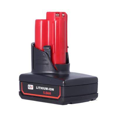 High-Performance 12V 5.0Ah Lithium-Ion Battery for Milwaukee M12 Power Tools