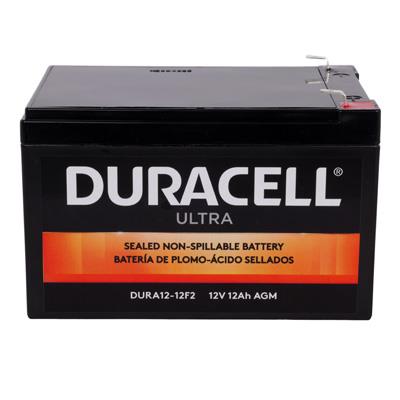 Duracell Ultra 12V 12AH AGM Sealed Lead Acid F2 Terminal Battery