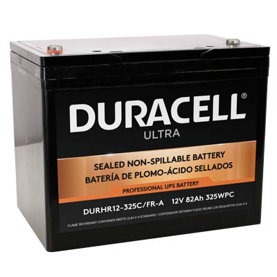 Duracell Ultra 12V 82AH AGM High Rate SLA Battery with M6/C Terminals